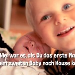 Wie war es, als Du mit dem zweiten Baby nach Hause kamst?